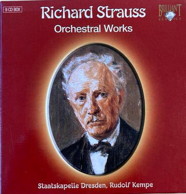 CD STAATSKAPELLE DRESDEN, RUDOLF KEMPE - Richard Strauss Orchestral Works 7591 BRILLIANT CLASS Germany Classical Used