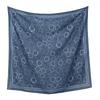 Nuovo foulard quadrato 110 con stampa floreale per donna, hijab musulamani, scialle, fazzoletto, foulard, fascia per capelli, bandana, fasce per capelli