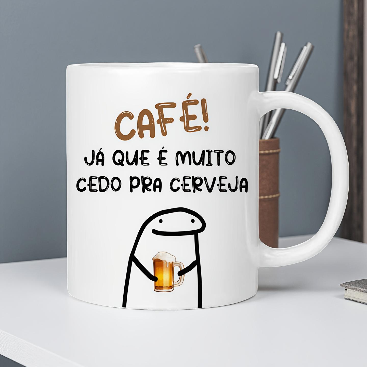 1pc, Funny Pattern Mug  A Group of People Drinking Coffee  Coffee Cup, Milk Cup, Tea Cup, Ceramic Mug, Christmas, Christmas 320ml