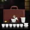 Shangqi Ceramic Hand-painted Gaiwan Tea Set