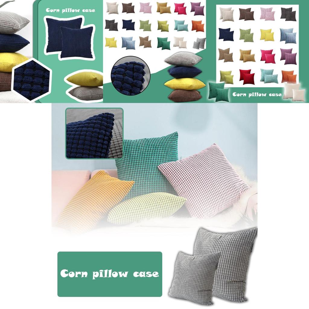 Elegant Scandinavian Pillows Modern Corduroy Cushion Cover For Cozy Home Decor