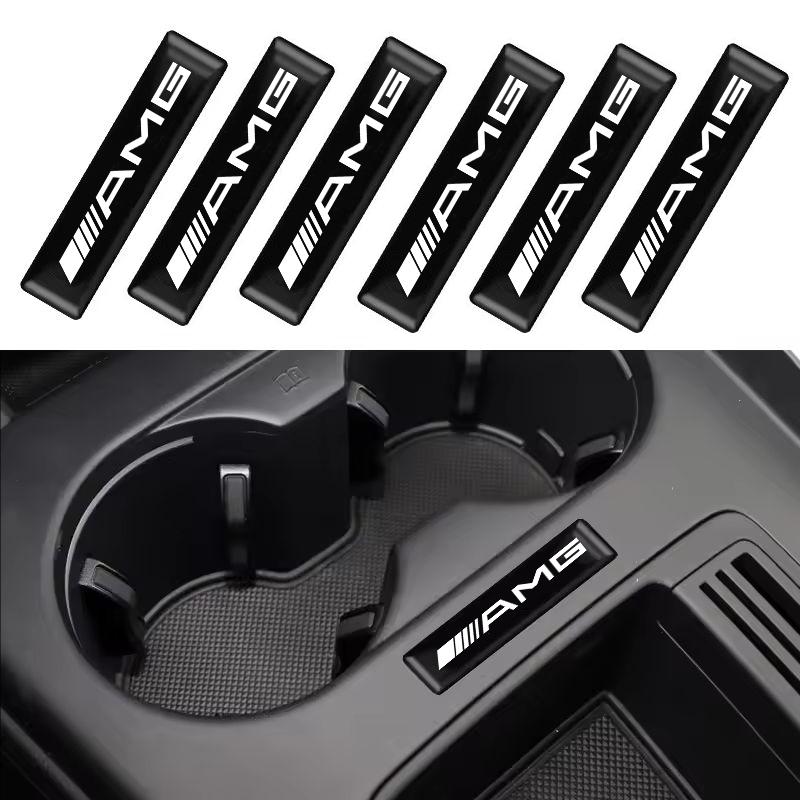 3D Epoxy Car Interior Exterior Decoration Sticker For Mercedes Benz AMG A B C E G CLA W211 W203 W204 C260 E300L A200L GLC30 OT4