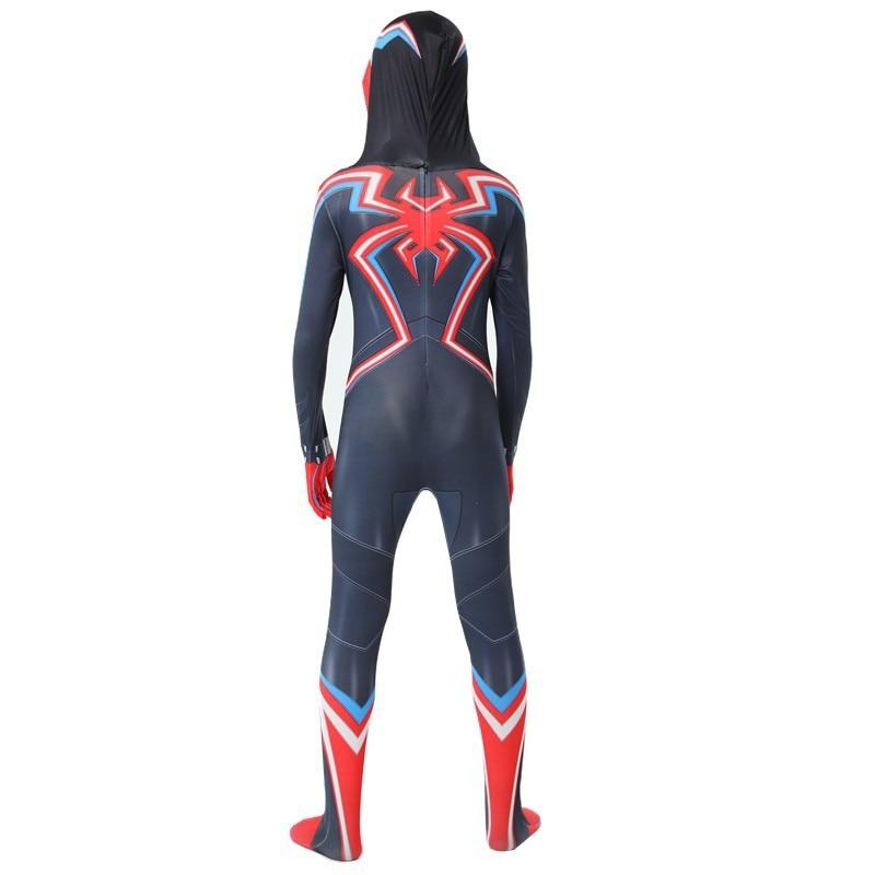 Kids Spider-Man Ultimate Miles Morales Costume, Multiverse, Lycra, Multicolor, 7-8 Years, 150cm