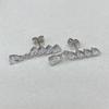 Orecchini in Zircone Taglio Pera Squisiti-Design Lineare a Goccia Orecchini da Sposa Orecchini per Feste Formali
