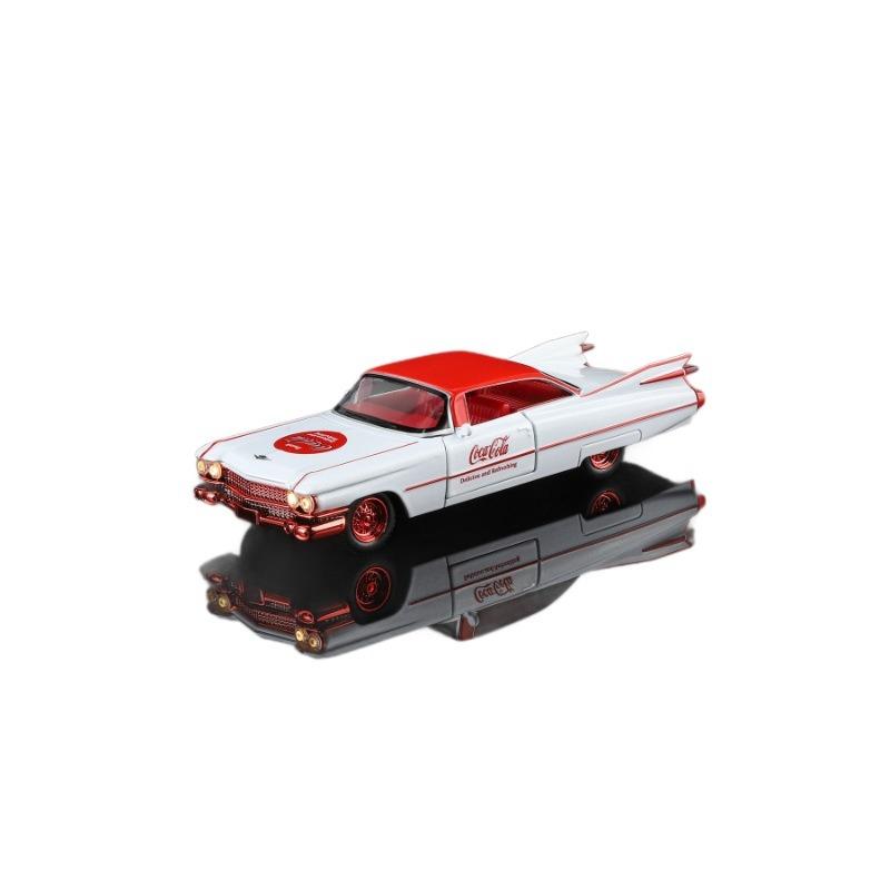 Simulation 1/32 1961 Cadillacs Series 62 Convertible Alloy Car Model Sound Light Children Metal Toy Vehicle Miniature Voiture