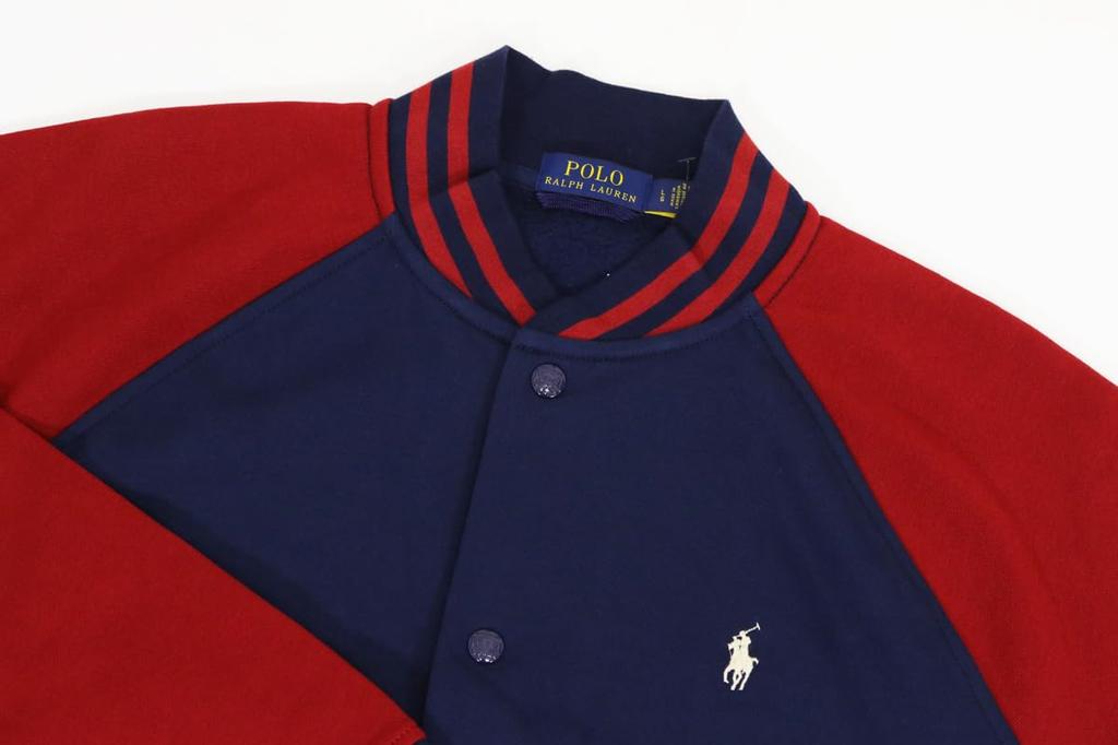POLO RALPH LAUREN Stadium Size Men's Jacket, 01010076-XXL-NVY/DKRED [Used]