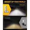 AUXITO 9005 Bulbs, 40000LM Ultra Bright 6500K Cool White, 1:1 Halogen Size, 9005/HB3 Light Bulbs With Cooling Fan, Plug And Play CANbus Ready No