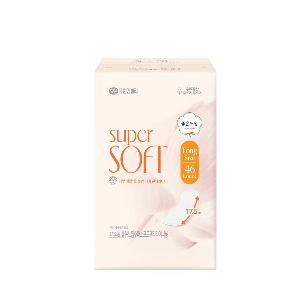 

Good Feel Supersoft Sanitary Napkins (Pad/Ipover/Liner) Supersoft Liner Long 46P