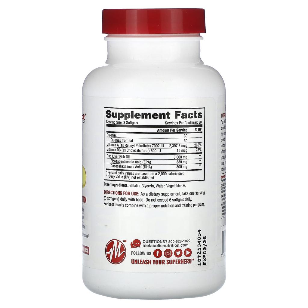 Fish 3000, 90 Softgels (1,000 Mg Per Softgel)