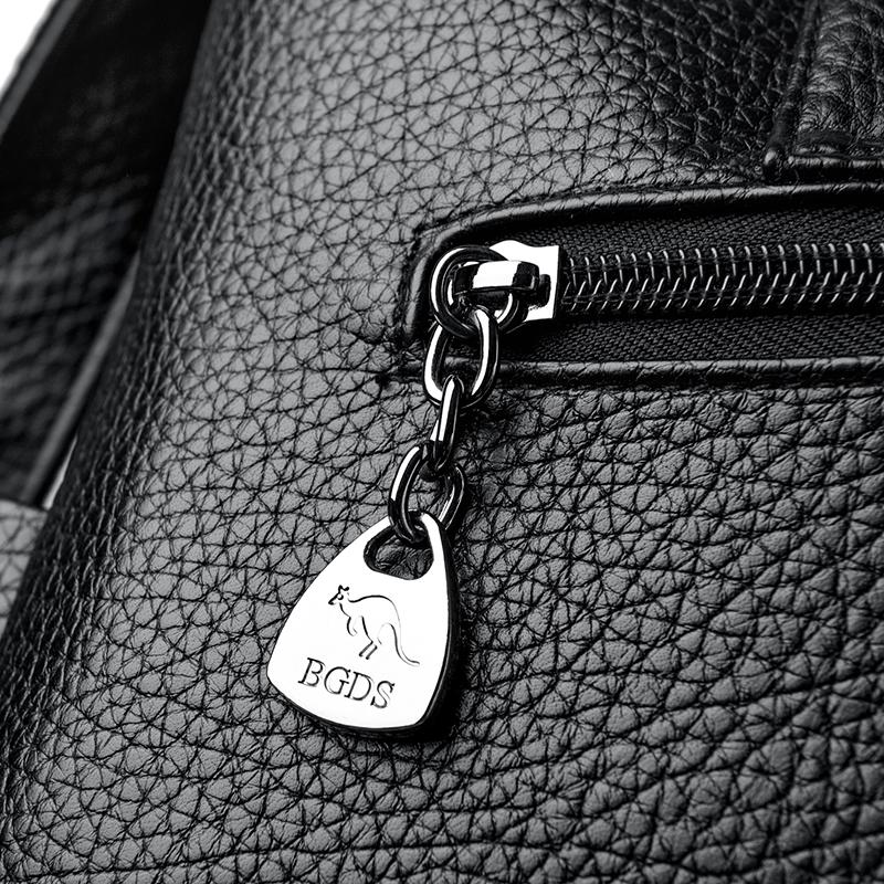 Soft Leather Large Capacity Crossbody Bag Women's Shoulder Bag Middle-aged Mother Bag