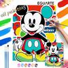 Mickey Mouse Oil Painting Handmade Diy Wall Art Gifts Home Decorations