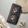 Cute Farm Animal Print Wallet For Women Casual Portable Long Purse With Card Slots