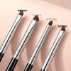 Pony Hair Eyeshadow Brush Set: 4-Piece Fine Eye Makeup & Under-Eye Blending Tools