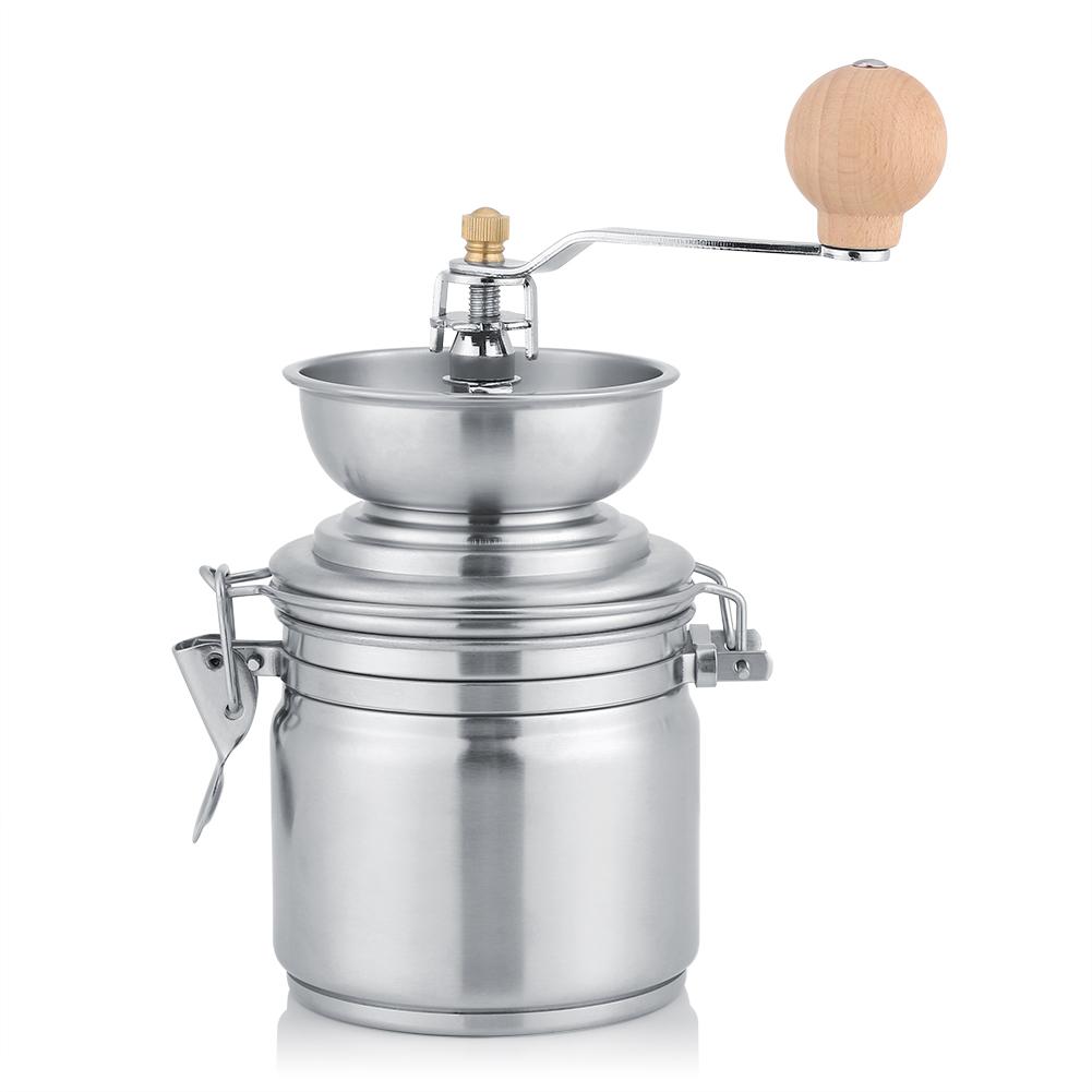 

Stainless Steel Manual Coffee Grinder Spice Nuts Grinding Mill Hand Tool Sliver