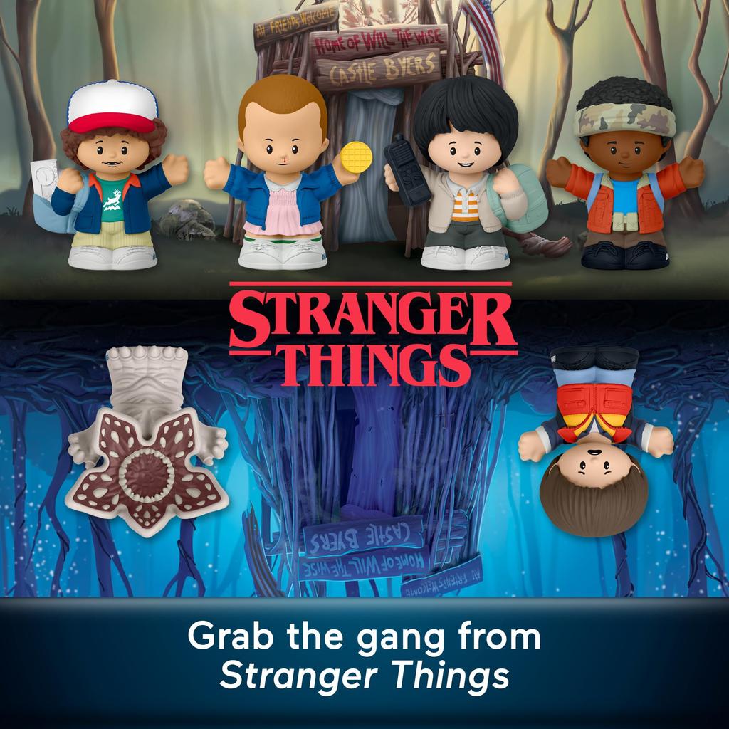 Little People Collector Stranger Things Castle Buyers Special Edition Set for Adults 6 Display Packaging Included & Fans, Figures,