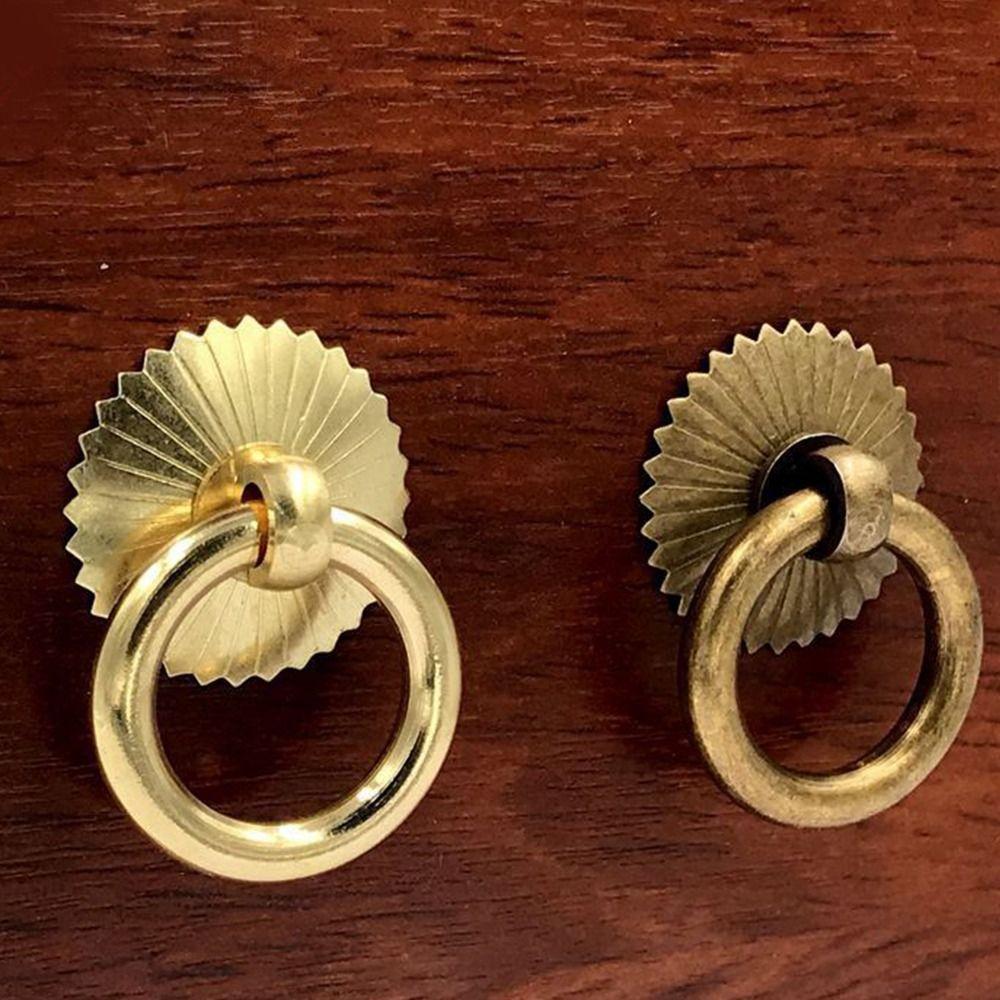 Handle Door Knocker Pulls Drawer Knobs Circular Pull Rings  Door
