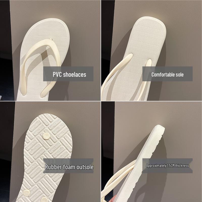 Dopamine Women's Outdoor Summer Flip-Flops: Trendy Thong Sandals for Beach, Shower, and Seaside