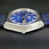 JAPAN 6309A VINTAGE SEIKO 5 AUTOMATIC MENS BLUE COLOR DIAL WATCH a701284-5 R206a-a701284