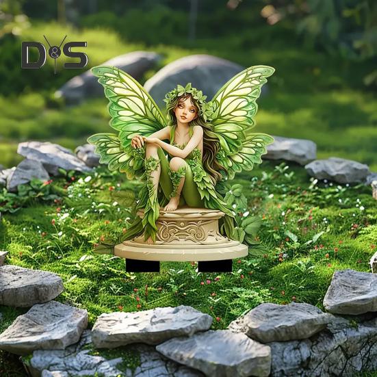 Акриловий садовий кілок Квітковий горщик Прикраса Кільця Фея Аксесуари для саду Кашпо Вставка для кімнатних рослин у горщиках