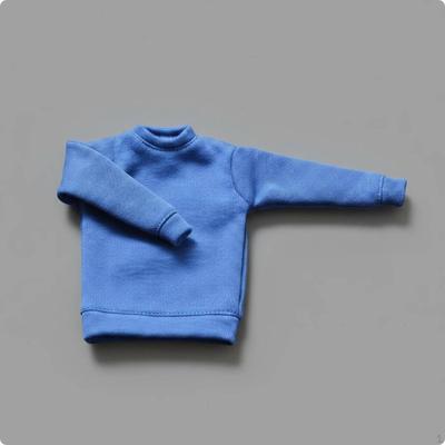 Crew Neck Doll Sweatshirt 1/6 Scale Navy 12Inch Toy Fashion