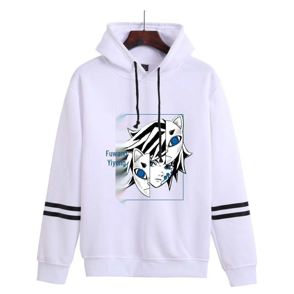 Trendy Autumn/Winter Demon Slayer Anime Unisex Double Pullover Hoodies