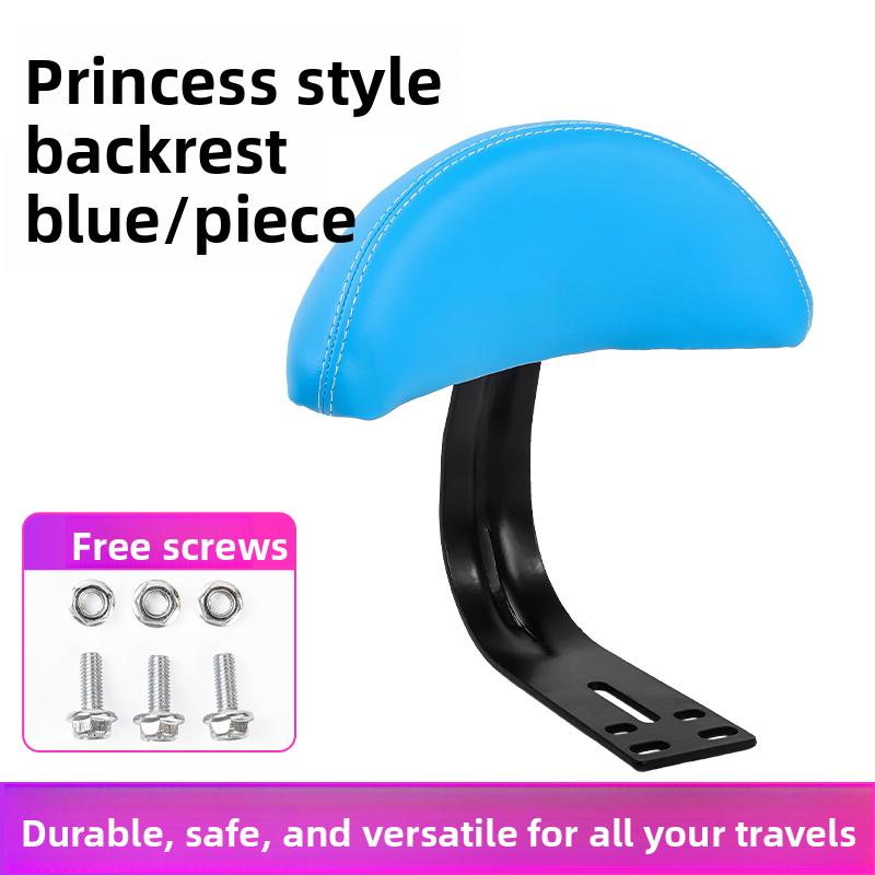Universal sponge rear seat for electric vehicles, Princess model electric scooter chair with enlarged and thickened cushions