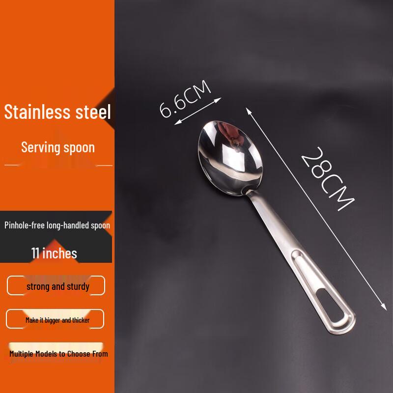 

Stainless Steel Long-Handle Serving Spoons