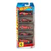 Hot Wheels Basic Car Ferrari 5-Car Pack Miniature 1:64 Scale Set for Ages 3+ JLN12