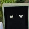 Butterfly earrings classic style  Electroplating gift for girl birthday gift Daily outfit for birthday party jewelry Gifts for Men and Women
