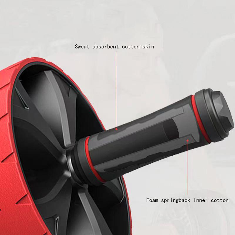 New Men's Silent Single and Double Wheel Abdominal Muscle Wheels, Fitness Equipment, Abdominal Tuckers, Beginners, Women's Belly Reduction Rollers