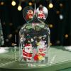 Santa Claus Decorations Tinned Iron Tin Ball Christmas Candy Box Multi Color Tree Hanging For Festive Events Holiday Gifts Home