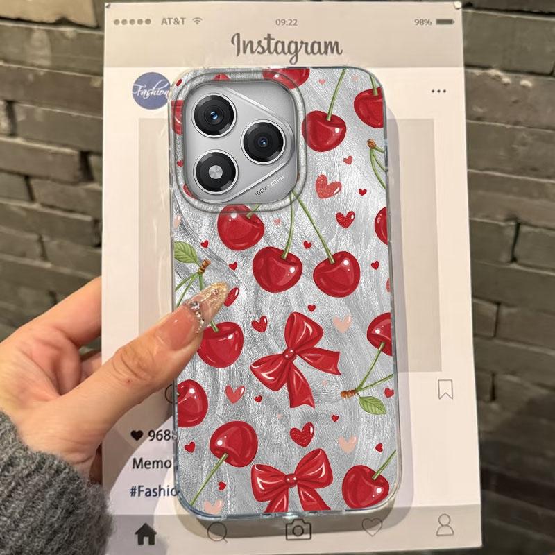 Summer Red Fruit Girls Women Case For Honor 400 Pro X9c Magic7 Magic6 200 Lite Smart X9a X8a X8b X8c X7c X6c X8 90 Fundas Cover