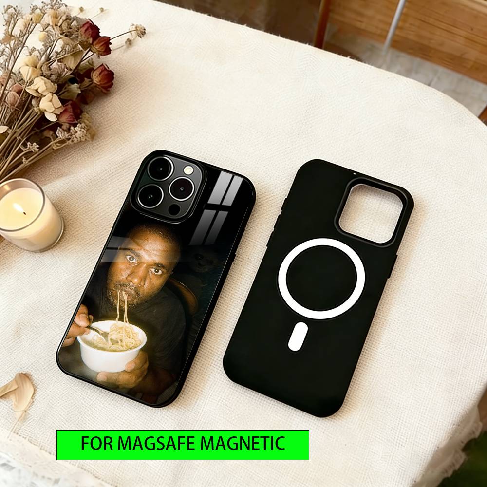 

Kanye West YE Funny Phone Case For iPhone17,16,15,14,13,12,11 Plus,Pro Magnetic with Magsafe Wireless Charging iPhone16