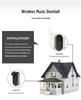 Wireless Long-Distance Smart Doorbell with Waterproof Electronic Pager