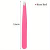 1Pc Eyebrows Tweezers Trimmer Professional Beard Eyelash Brow Face Hair Removal Tweezer Beautfy Makeup Stainless Steel Tools