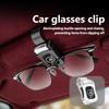 For Benz Car Styling Glasses Holder Portable Sunglasses Case Ticket Card Clip Accessories AMG Exclusive W204 W222 W205 W203 W213
