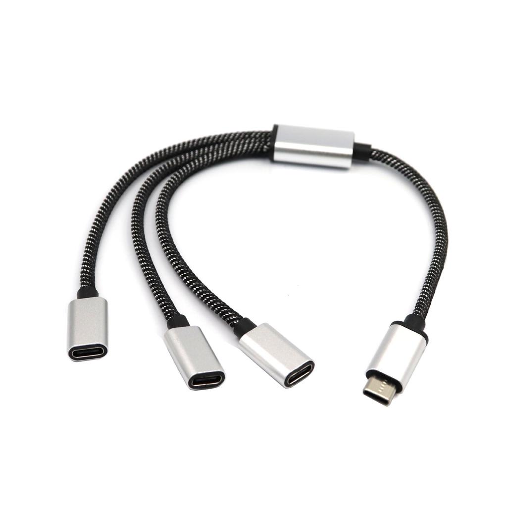 Typ-C Dual Buchse Verlängerung: Handy-/Tablet-Splitter