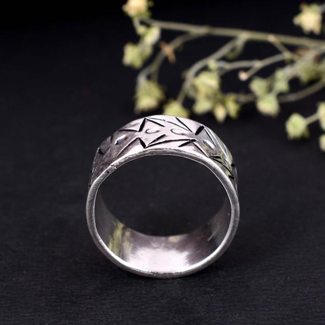 Handcrafted Silver Arthritis Ring – Adjustable Splint for Finger & Thumb, Support Jewelry for Daily Wear