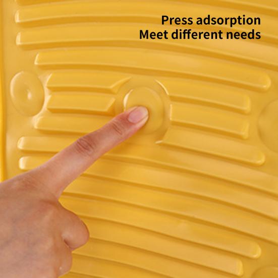Laundry Board Foldable Non-slip Suction Silicone Portable Folding Dirty Clothes Washing Board Daily Use