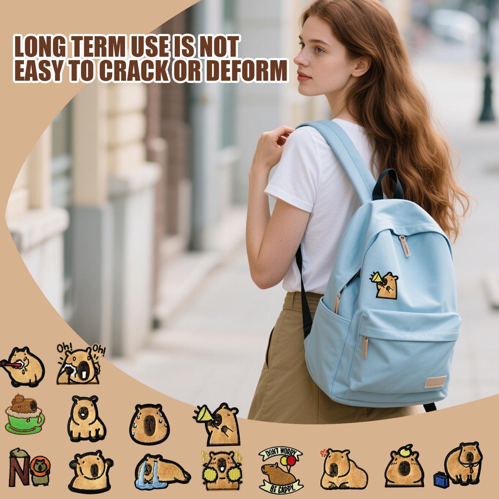 

Animal Embroidered Patches Iron On Clothing Patch Capybara Shape Cute Embroidered Appliques 14 Pieces For Teachers Teens Parents China Mainland