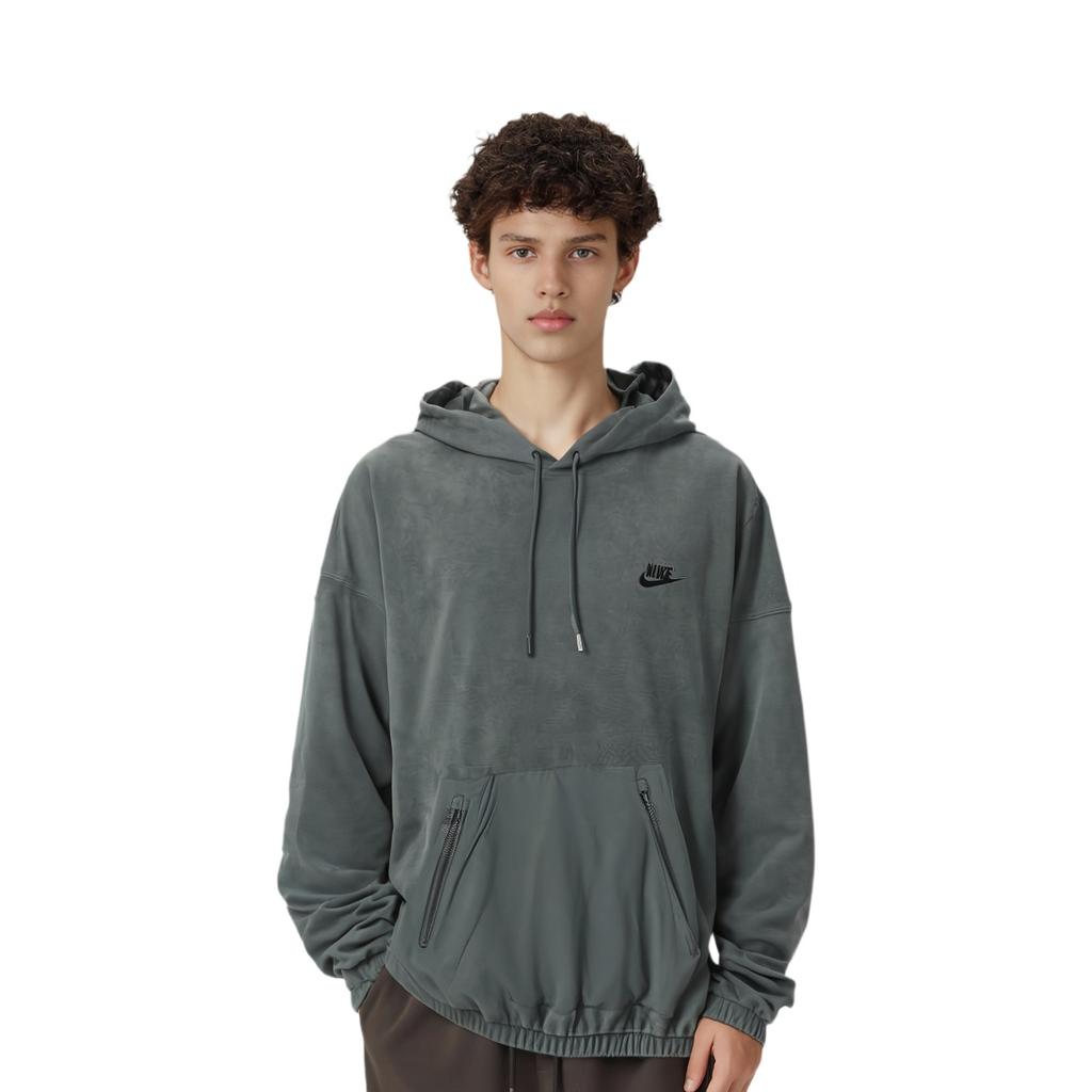 Nike Club+ POLAR Fleece Pullover Hoodie 'Dark Grey' Men's FB8389-068