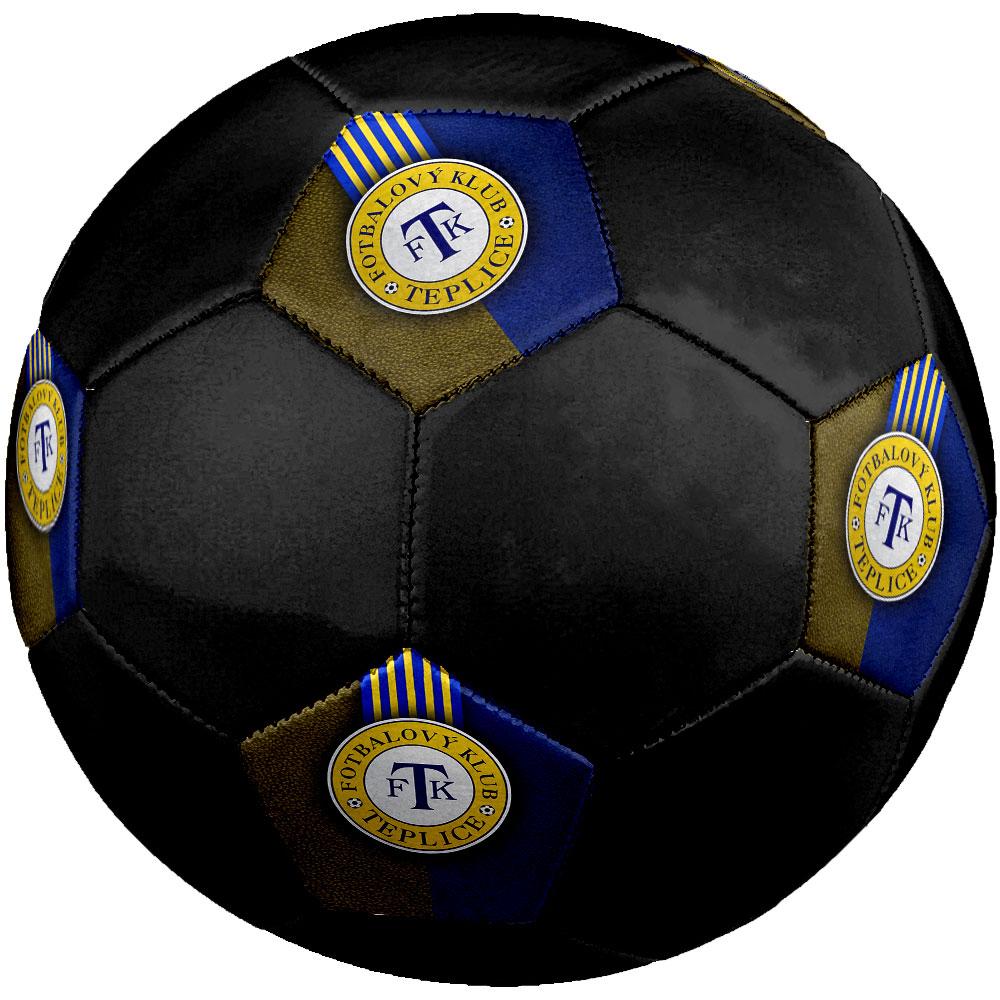 Football Club Teplice Size 5 Soccer Ball, Machine-Stitched PVC, Durable & High Bounce, All Ages Fit, Fan Merchandise, Matches & Outdoor Use.