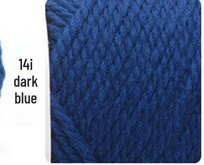 Alpaca Wool Medium-thick Yarn for Hand-knitted Men's and Women's Multi-color Hats, Scarves, and Coats.