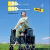 Foldable Outdoor Camping Wagon with Canopy and Table