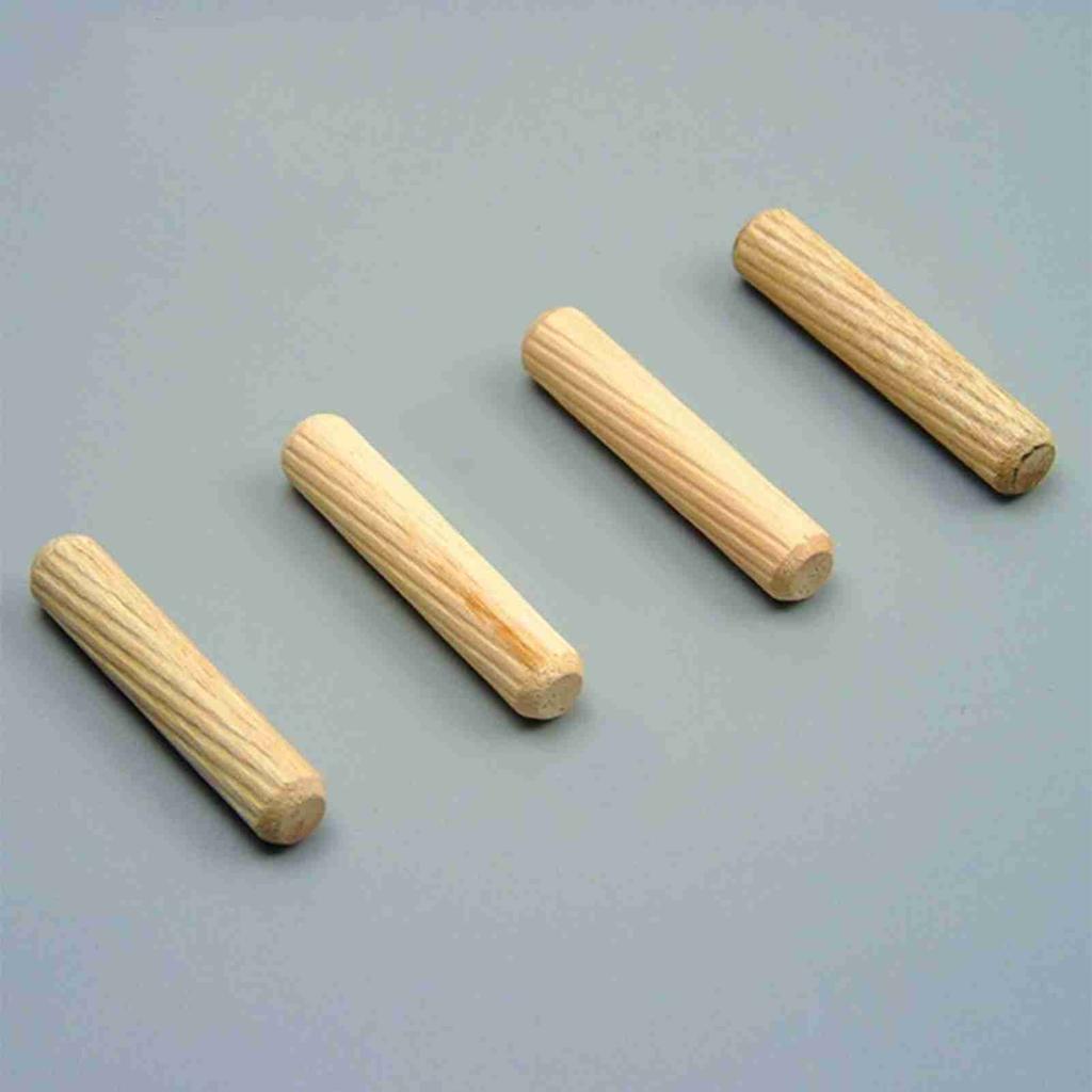 100pcs Dowel Wood Dowels Fluted Wooden Dowels Set of 100pcs Dowel Pins Fluted Pins for Furniture Cabinets