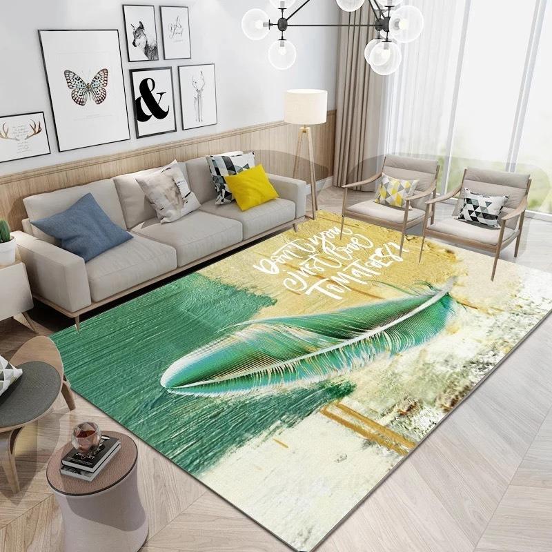 Geometric Abstraction Pattern Carpet Living Room Decoration Hallway Large Size Decor Rugs Bedroom Home Hotel Floor Mat Washable