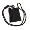 Square Oxford Cloth Mini Wallet Zipper Small Card Holder Hanging Neck Coin Purse  Men
