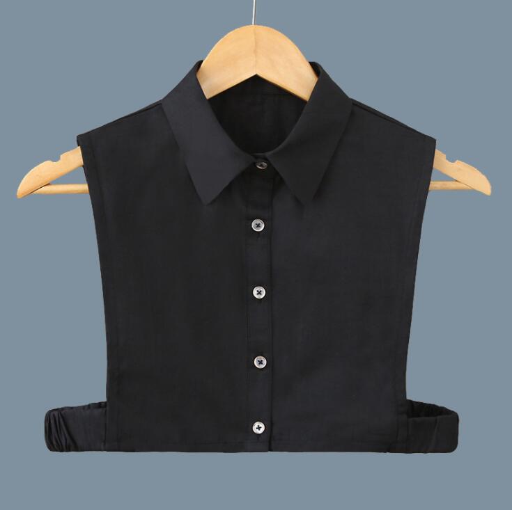 Perfect Match Elegant Womens Fake Collars Pearls White Cotton False Collars Woman Embroidery Lace Detachable Collar Shirt Faux Col Chemisie