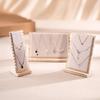 Pack of 3 Wood Jewelry Stand for Multi Piece Necklace and Bracelet Organization with Space Efficient Design
