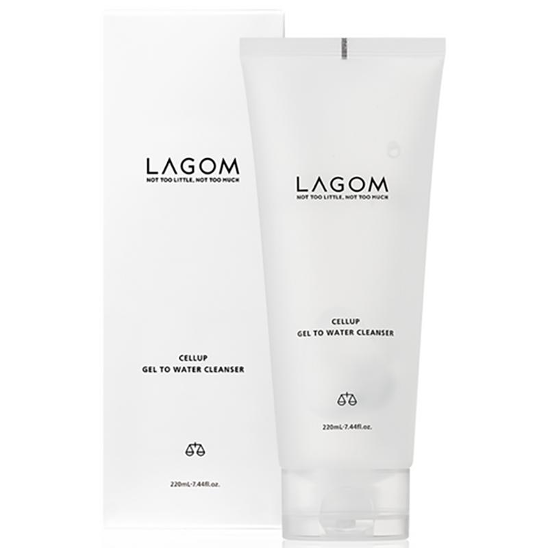 LAGOM Cellup Gel To Water Cleanser – Hydrating Mild Morning Gel Cleanser, Korean